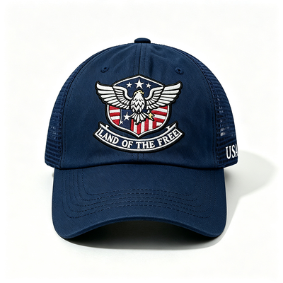 Trucker Snapback Trucker Cap Personalize Eyelets Adjustable Mesh Back Hat Sempurna untuk kegiatan outdoor Casual Wear dan Event