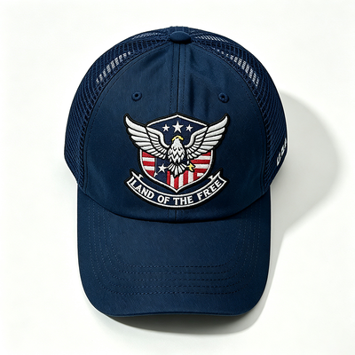 Trucker Snapback Trucker Cap Personalize Eyelets Adjustable Mesh Back Hat Sempurna untuk kegiatan outdoor Casual Wear dan Event