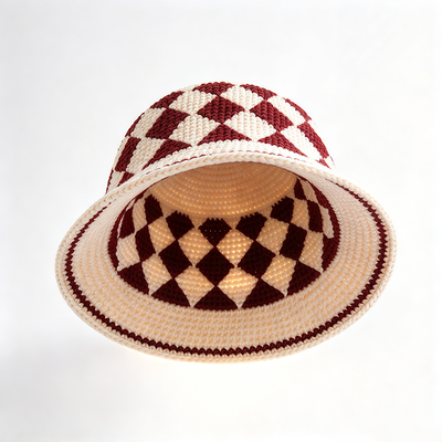 Kain katun Lining Fishing Bucket Hat Daur Ulang Kain Ramah Lingkungan Cocok untuk memancing Hiking Camping