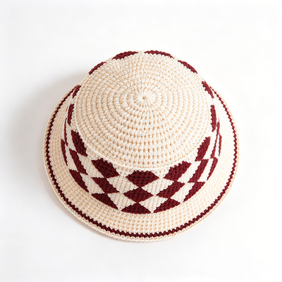 Kain katun Lining Fishing Bucket Hat Daur Ulang Kain Ramah Lingkungan Cocok untuk memancing Hiking Camping