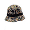 Mode 100% Katun Twill Bucket Hat, Logo Dicetak Snapback Bucket Hat