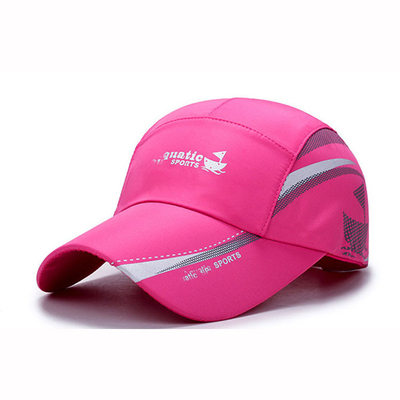 Outdoor 5 Panel Running Hat, Dryfit Kain Topi Musim Panas Lipat Untuk Olahraga