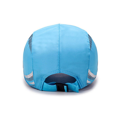 Outdoor 5 Panel Running Hat, Dryfit Kain Topi Musim Panas Lipat Untuk Olahraga