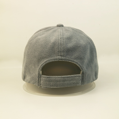 Bsci Plush Dewasa 6 Panel Baseball Cap Dengan Patch Kulit ODM OEM