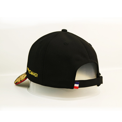 Bsci Pencetakan 6 Panel Baseball Cap Baja Dibuat Adjustable Unisex Dibuat Topi