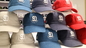 Ace 6 Panel Baseball Hat Kustom 3d Bordir Logo Cotton Dad Cap