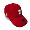 Kain umum engah 3d bordir topi Baseball dengan stiker penuh