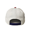 ISO9001 Kustom Snapback Caps 6 Panel Mens Sublimasi 3d Bordir Putih Dan Hitam