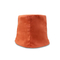 Logo Bordir datar Lembut Nelayan Wanita Topi Ember Topi Musim Dingin Oranye Wanita