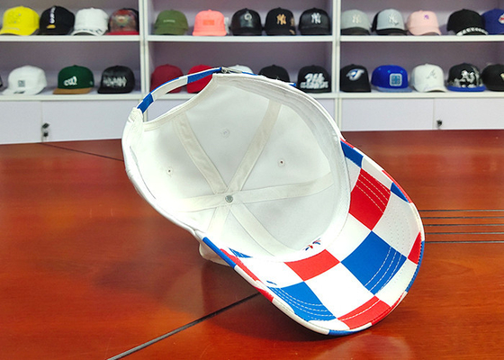 ACE Female Male Custom 3D Embroidery Logo Sublimination Craft Bill Peak Baseball Sports Cap