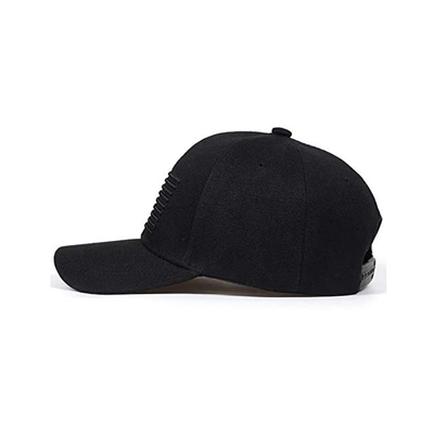 Fashion Letter Pattern 6 Panel Kap Baseball Baja Dengan Buckle Logam