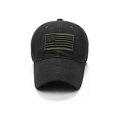 Fashion Letter Pattern 6 Panel Kap Baseball Baja Dengan Buckle Logam