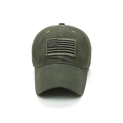 Fashion Letter Pattern 6 Panel Kap Baseball Baja Dengan Buckle Logam