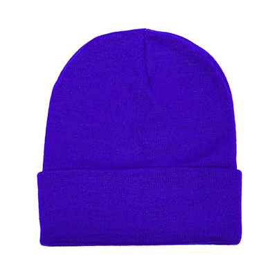 Beanie Rajut Musim Dingin 60cm Berwarna-warni Lembut Hangat Dengan Label Tenun