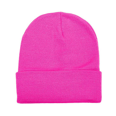 Beanie Rajut Musim Dingin 60cm Berwarna-warni Lembut Hangat Dengan Label Tenun