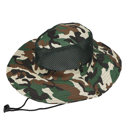 Digital Printed Multi Panel Militer Bucket Hat Kamuflase Boonie Hat