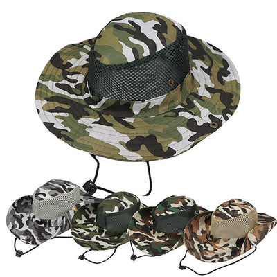 Digital Printed Multi Panel Militer Bucket Hat Kamuflase Boonie Hat