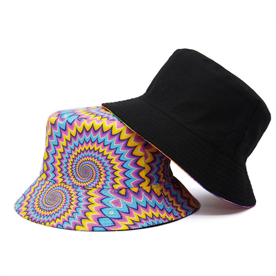 Fashion Wanita Pria Fisherman Bucket Hat 60cm Bulat Brim