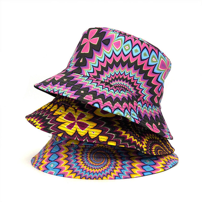 Fashion Wanita Pria Fisherman Bucket Hat 60cm Bulat Brim