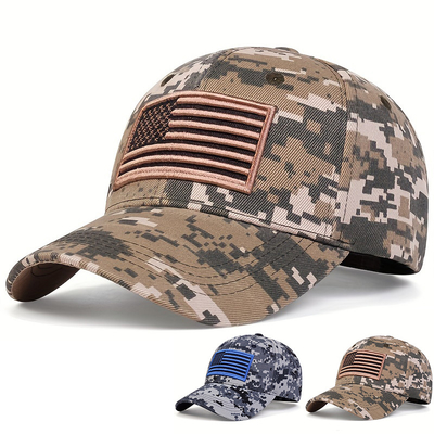 Unisex Bendera AS Topi Baseball Bersulam Musim Semi dan Musim Gugur Outdoor Casual Adjustable Topi Pelindung Matahari Topi