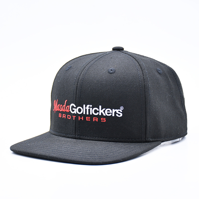 Custom Embroidery Logo Flat Brim Olahraga Hip Hop Snapback Hat Baseball Cap untuk Pria