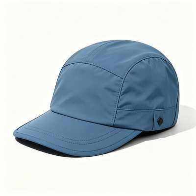Topi Camper 5 Panel yang disesuaikan dengan Sports Mesh Sweatband dan Breathable Mesh untuk Aktivitas Luar Ruang